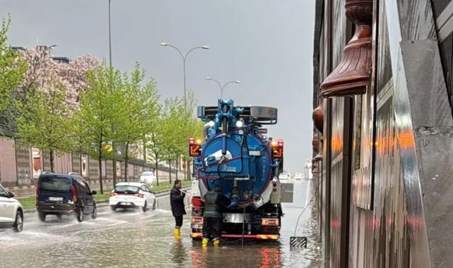 Gaziantep’te Alleben Deresi taştı!