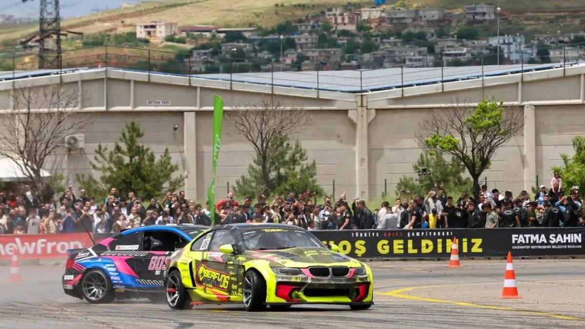 Gaziantep’te Türkiye Drift Şampiyonası heyecanı