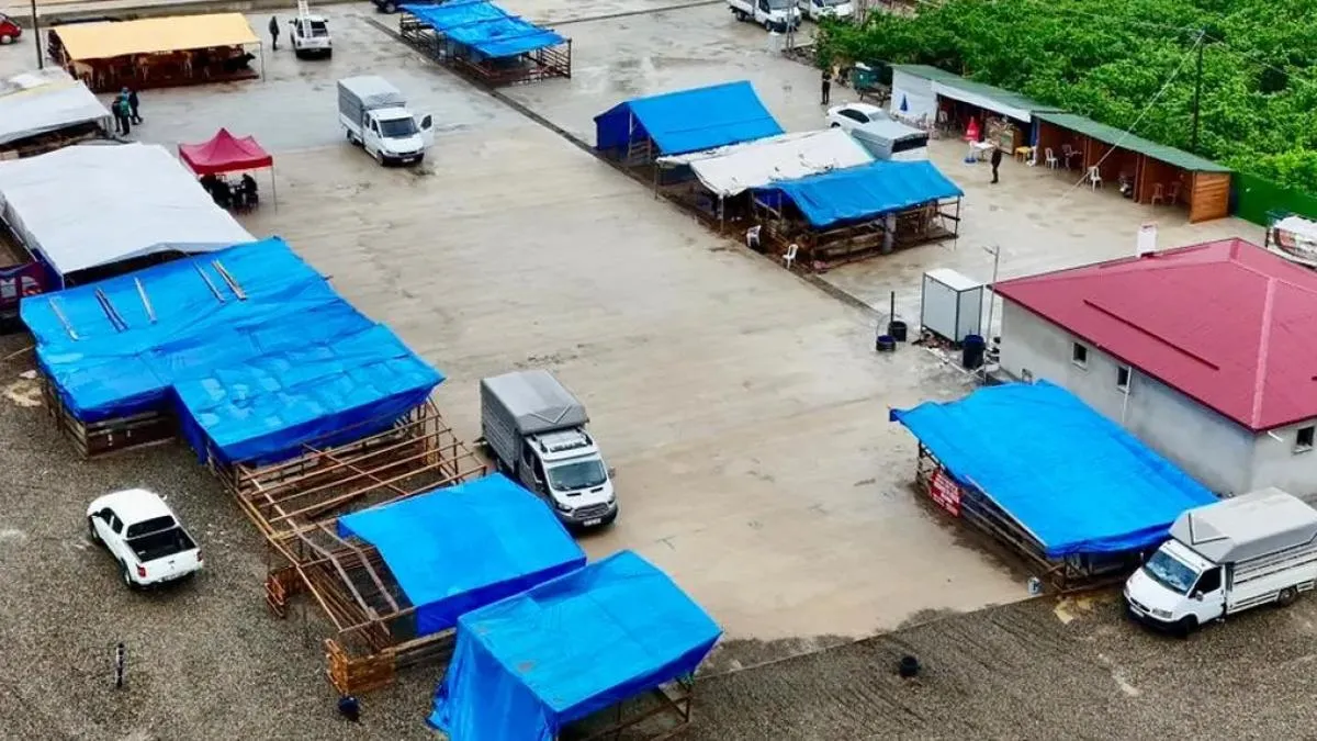 Giresun’da kurbanlıklar için yeni pazar