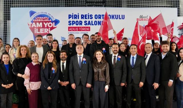 İstanbul Ataşehir’de okul bahçesine modern spor salonu