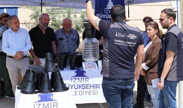 İzmir’de kahverengi kokarca böceğine karşı tuzak