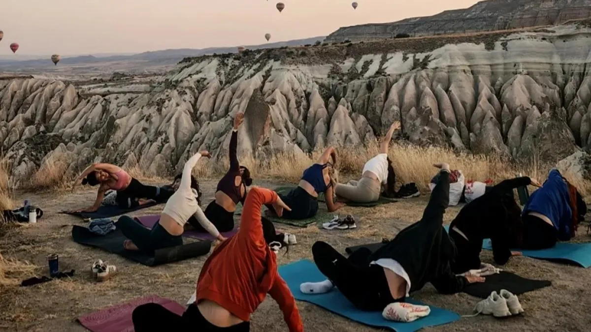 Kapadokya’da Bi’Yoga Fest hazırlığı