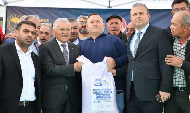Kayserili çiftçiye 1.2 milyar liralık destek