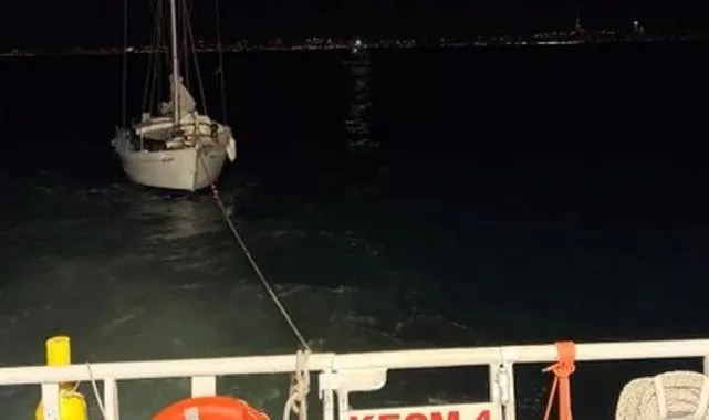 Kınalıada açıklarında korku dolu anlar