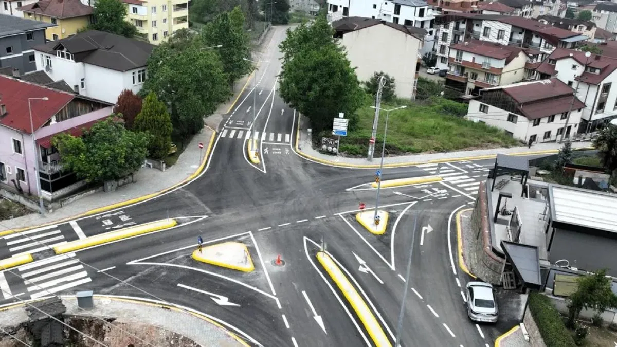 Kocaeli Başiskele’de modern kavşak hizmete açıldı