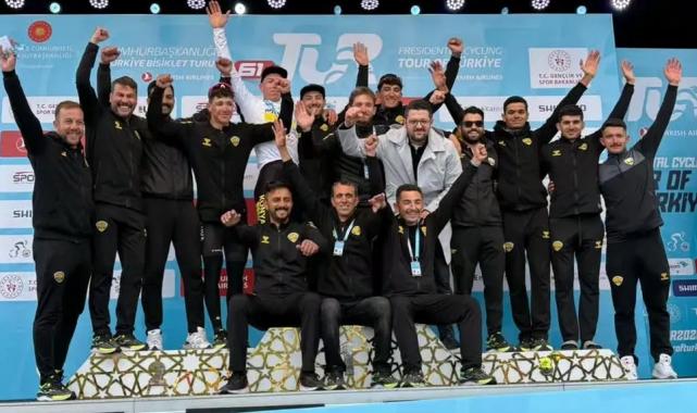 Konyalı sporcular Cumhurbaşkanlığı Turu’nda göz doldurdu