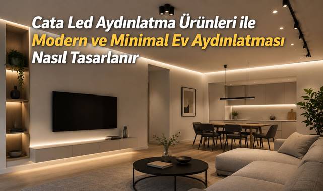 Cata Led Aydınlatma Ürünleri ile Modern ve Minimal Ev Aydınlatması Nasıl Tasarlanır