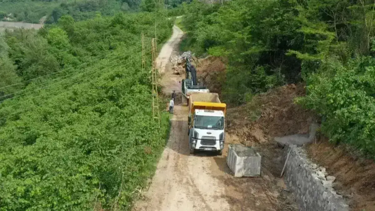 Ordu’da Kovancı’ya taş duvar önlemi