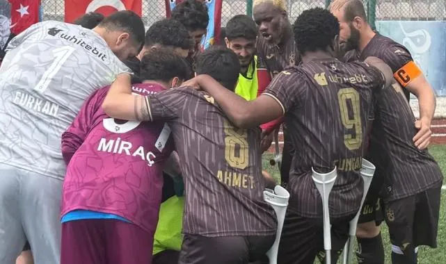 Trabzon Ampute Futbol Takımı üçüncülüğü garantiledi
