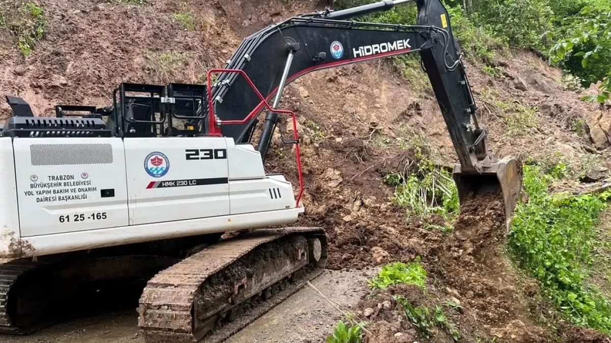 Trabzon’da sel ve heyelan seferberliği