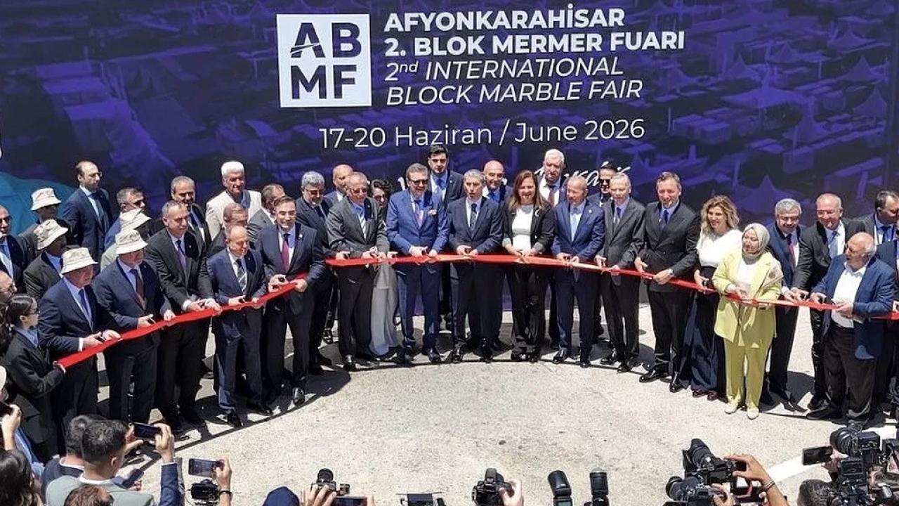 Afyonkarahisar Blok Mermer Fuarı kapılarını açtı… 183 yabancı alıcı Türkiye’de