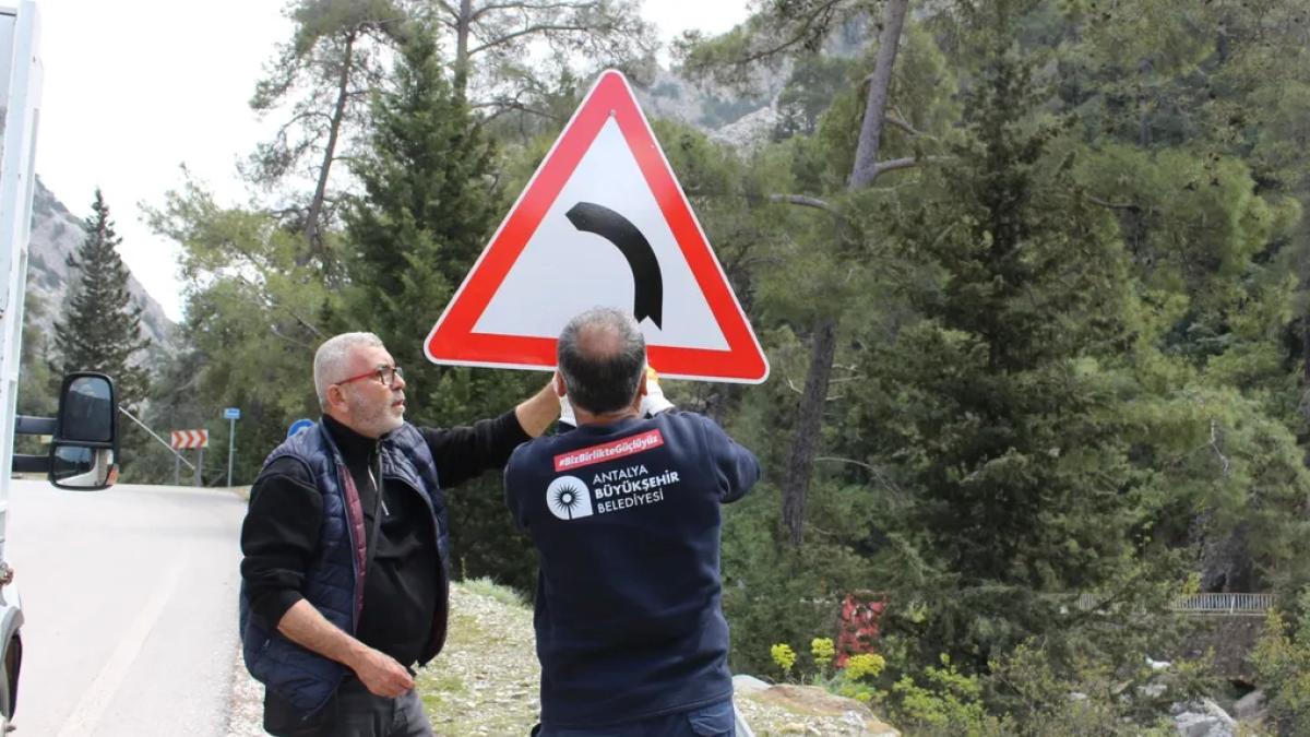 Antalya’da yayla yolları yenileniyor