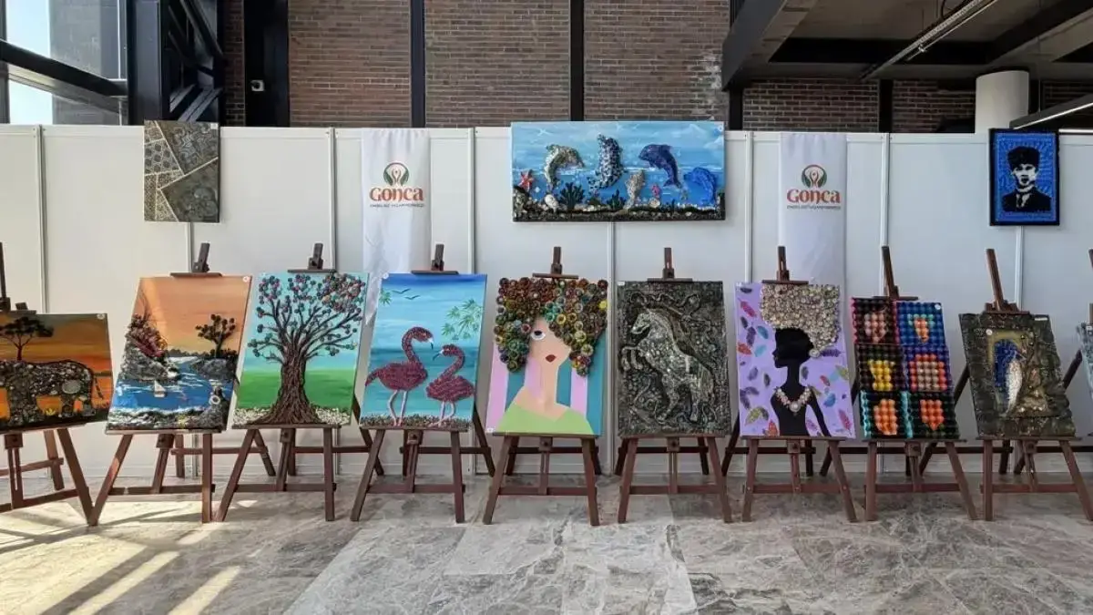 Atıklar, Kocaeli’de özel bireylerin ellerinde sanata dönüştü