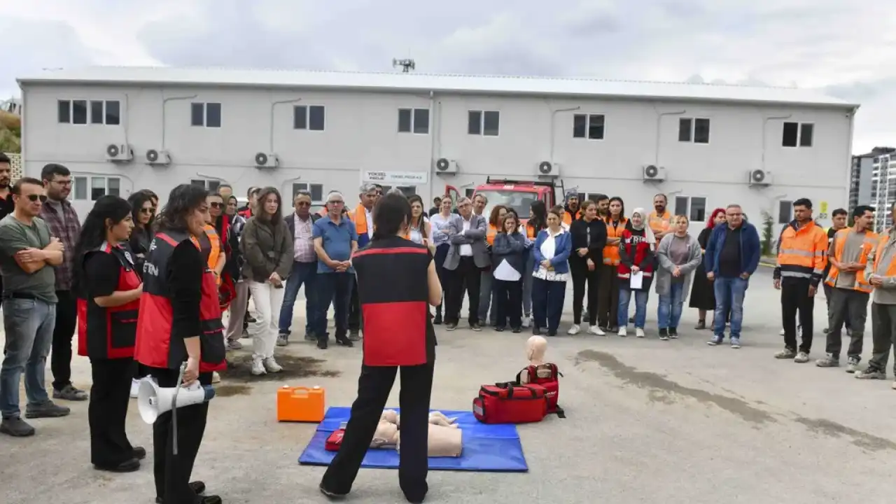 Başkentte Dikimevi–Natoyolu hattı inşaatında acil durum tatbikatı