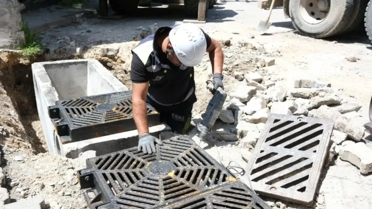 Eskişehir’de yağmur suyu altyapısına güçlendirme