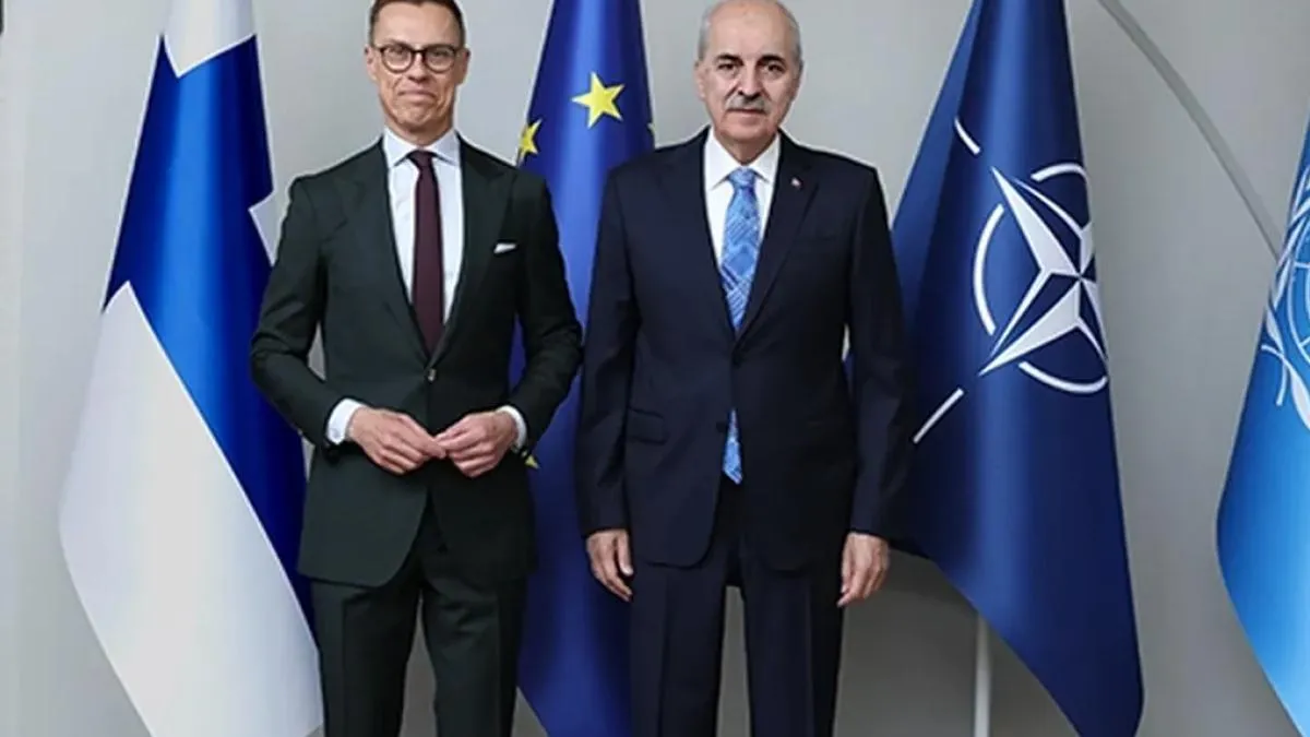 Finlandiya Cumhurbaşkanı, TBMM Başkanı Kurtulmuş’u kabul etti