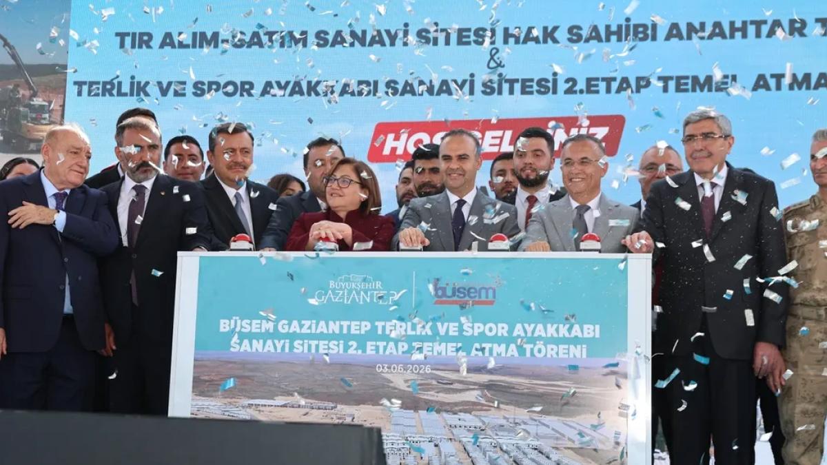 Gaziantep BÜSEM’de yeni iş yerlerinde anahtar töreni