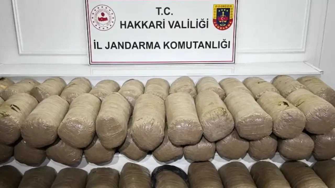 Hakkari’de 503 kilo esrar ele geçirildi