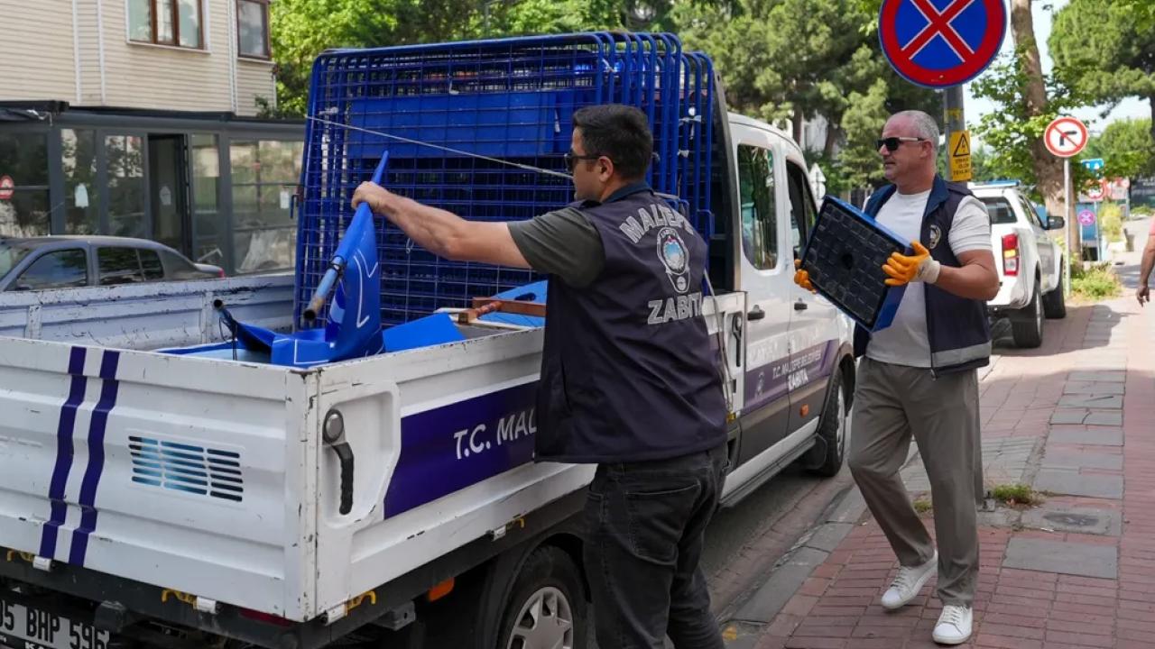 İstanbul Maltepe’de zabıta ekipleri işgallere karşı sahada