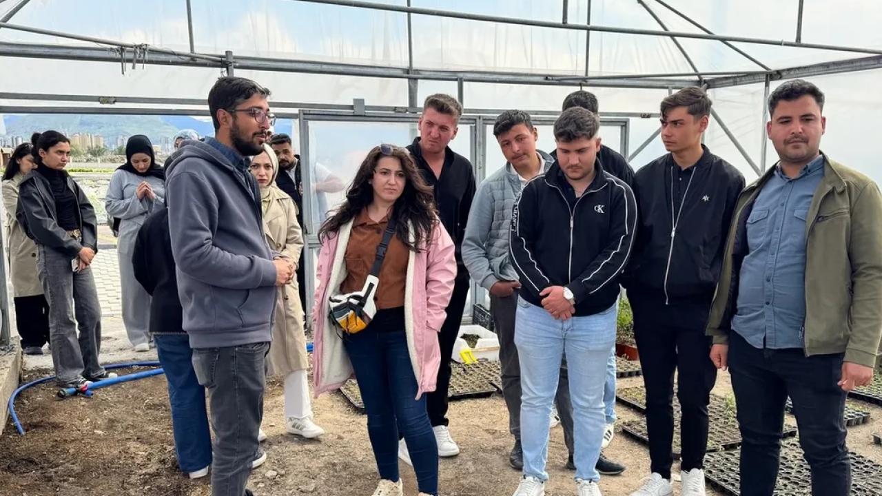 Kayseri’de üniversite öğrencilerine tarım eğitimi