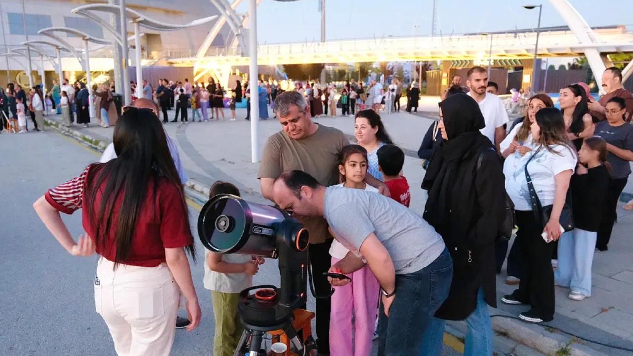 Konya Bilim Merkezi’nde gökyüzü gözlem etkinliği