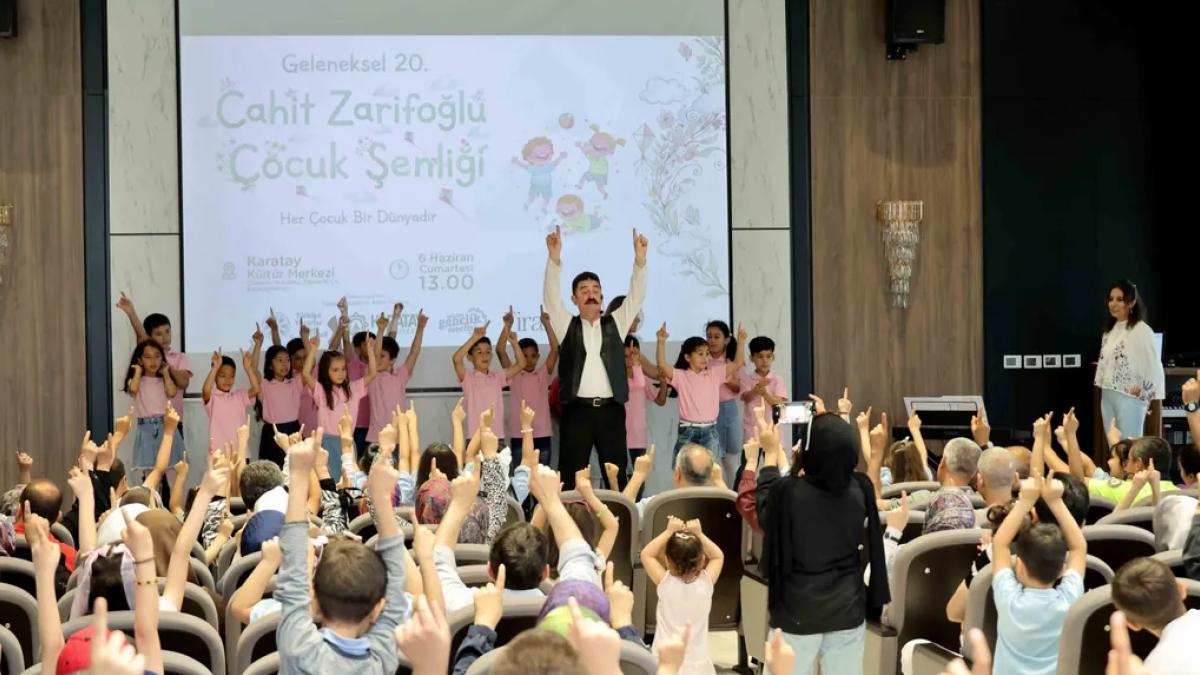 Konya Karatay’da 20. Cahit Zarifoğlu Çocuk Şenliği düzenlendi