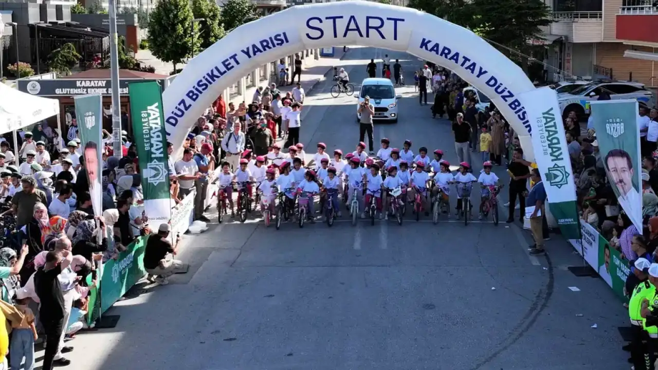 Konya Karatay’da 9. Düz Bisiklet’e ilgi yoğun oldu