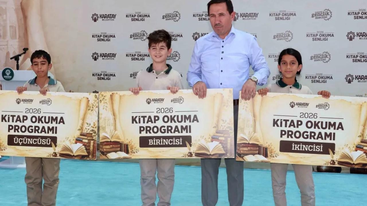 Konya Karatay’da kitap okuma projesi şenliklerle tamamlandı