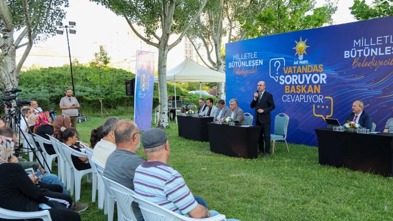 Konya Selçuklu’da vatandaş soruyor, başkan cevaplıyor