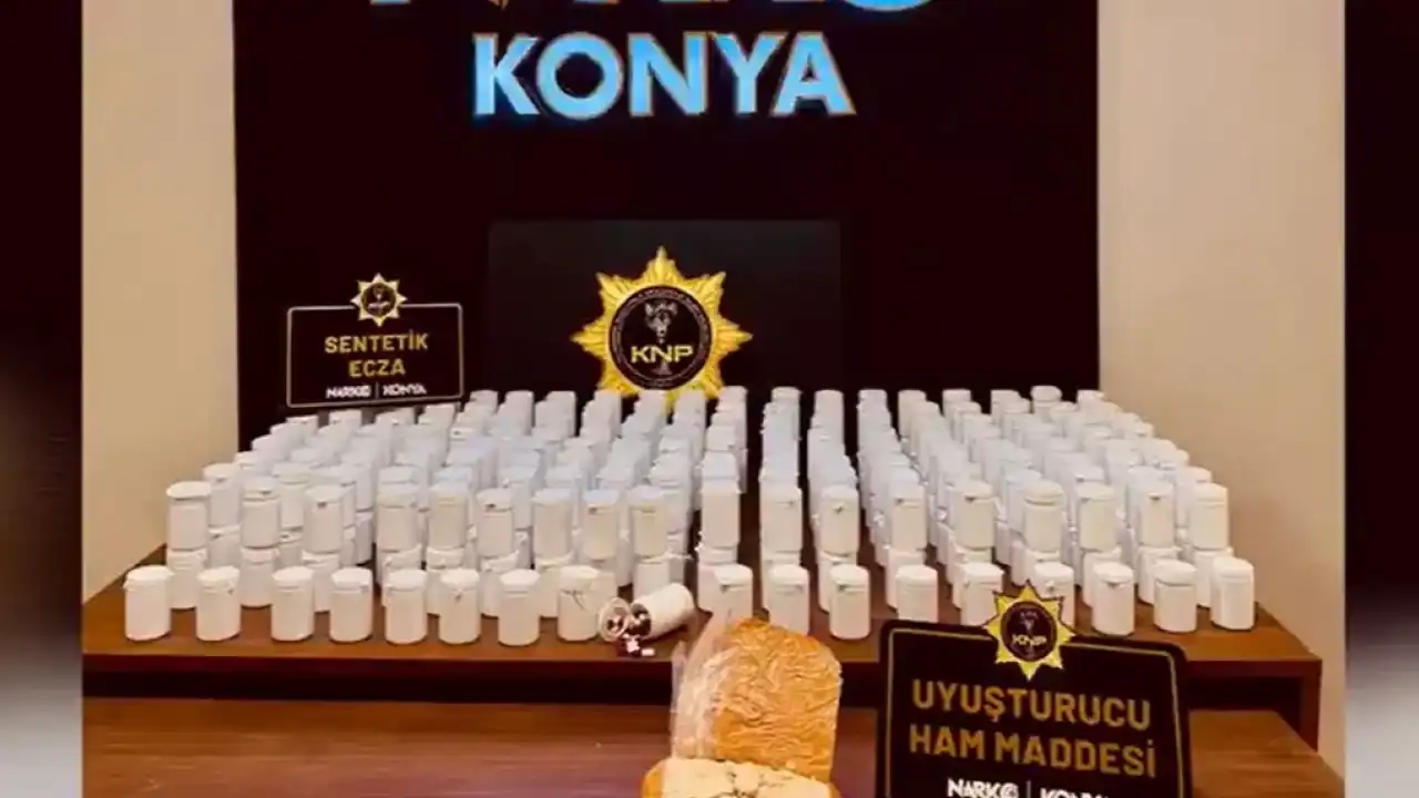 Konya’da uyuşturucu operasyonu: 18 tutuklama