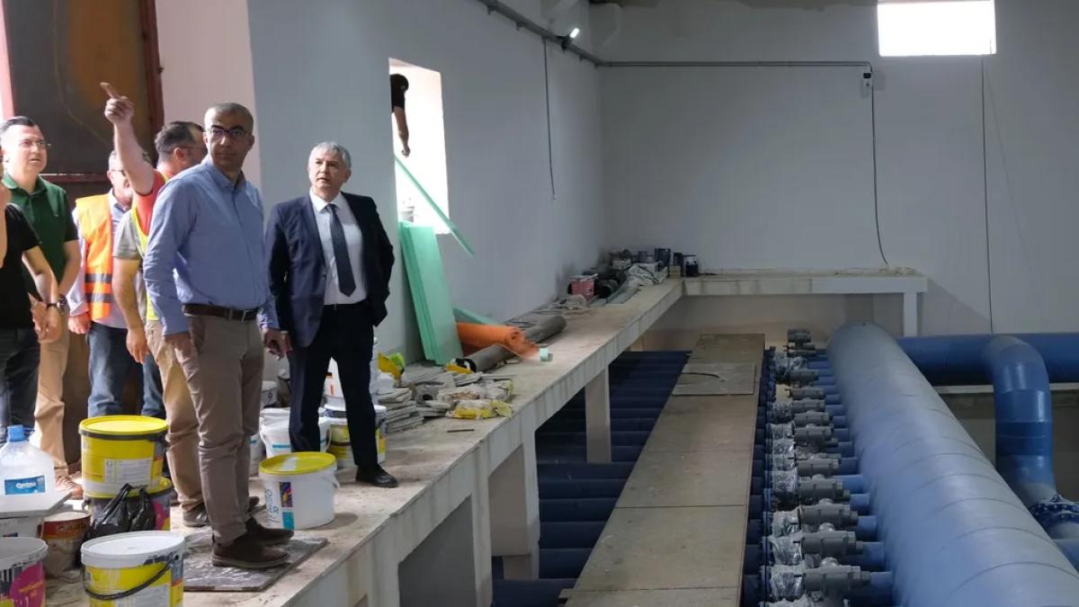 Kuzey Antalya İçmesuyu Tesisi’nde çalışmalarda sona yaklaşıldı