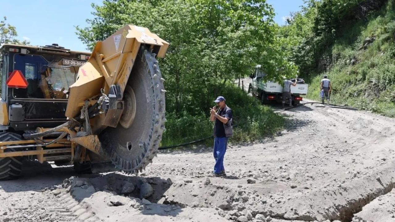 Ordu’da İkizce Yoğunoluk Mahallesi içme suyuna kavuşuyor