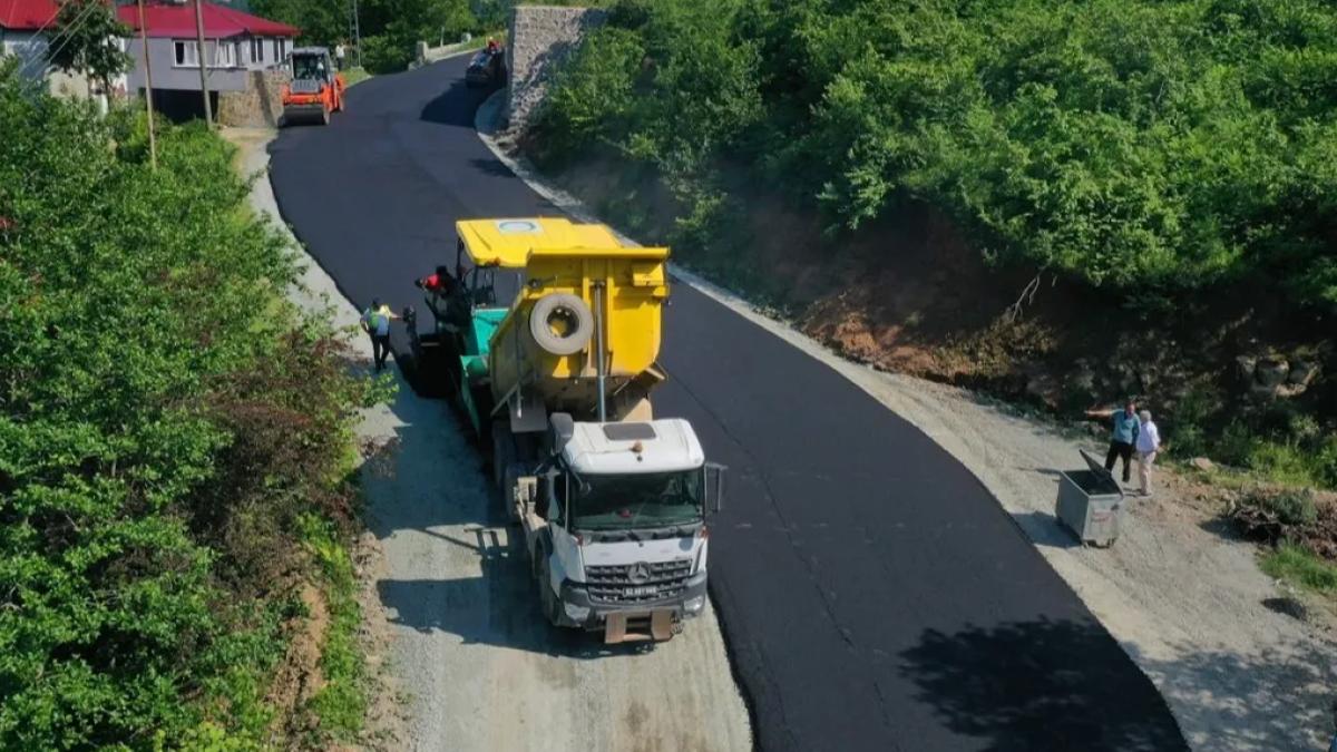 Ordu’da kırsal ulaşım yatırımları devam ediyor