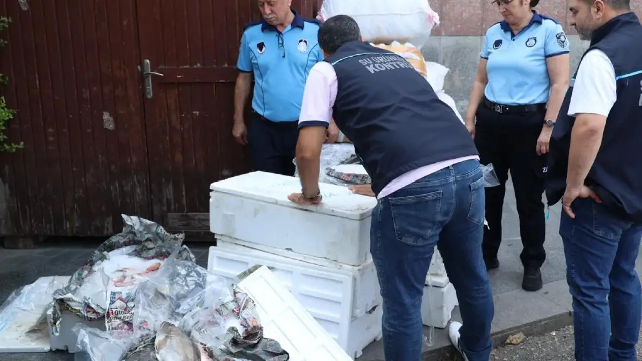 Otogar’da balık operasyonu
