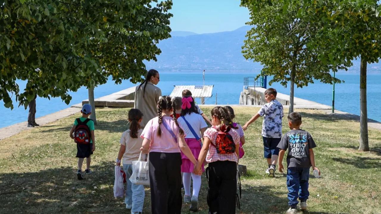 Sakarya’da su müfettişleri Sapanca Gölü ile ilk kez tanıştı