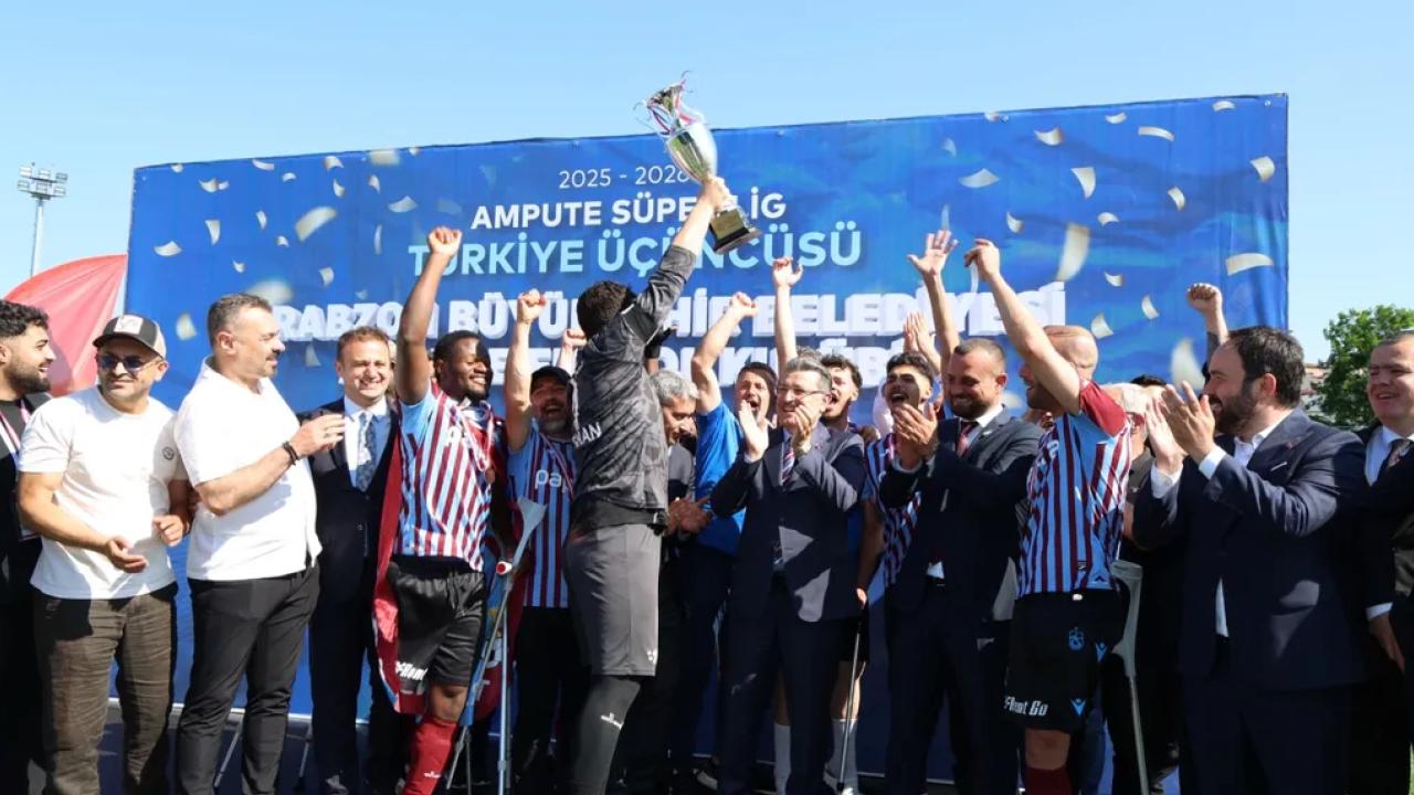 Trabzon’da Ampute Takım, Türkiye Kupası için sahaya çıkıyor