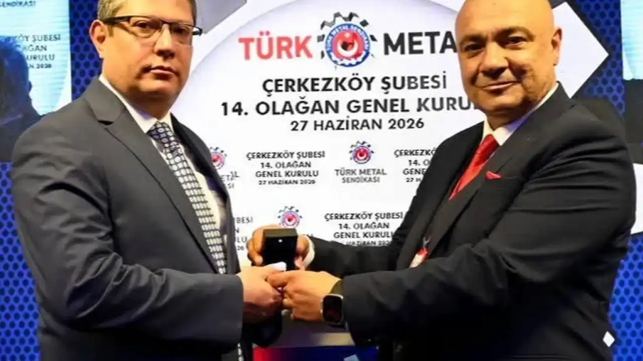 Türk Metal Çerkezköy Şubesi’nde genel kurul coşkusu