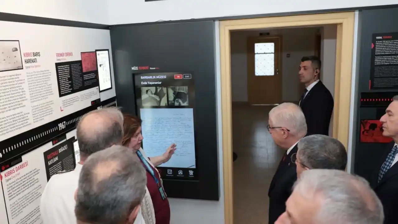 Bakan Güler ve TSK komuta kademesinden KKTC’de Barbarlık Müzesi ziyareti