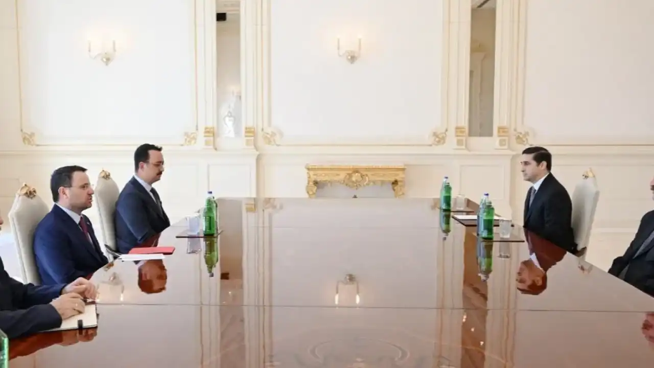 Bakan Gürlek, Azerbaycan Cumhurbaşkanı Aliyev ile görüştü