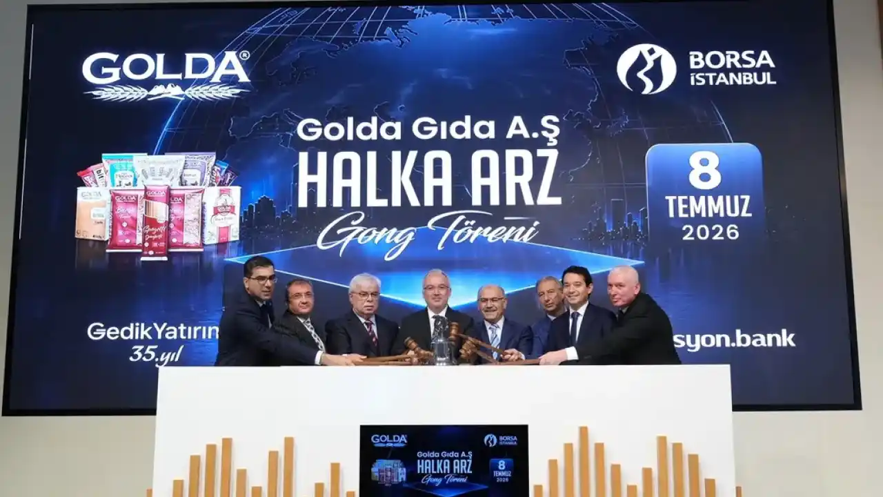 Bu kez gong ‘Gold Gıda’ için çaldı