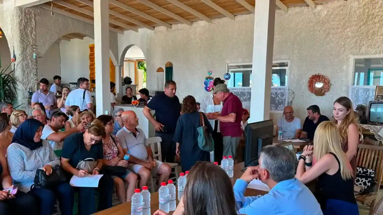 Castello Fontana’ya Çeşme halkından destek