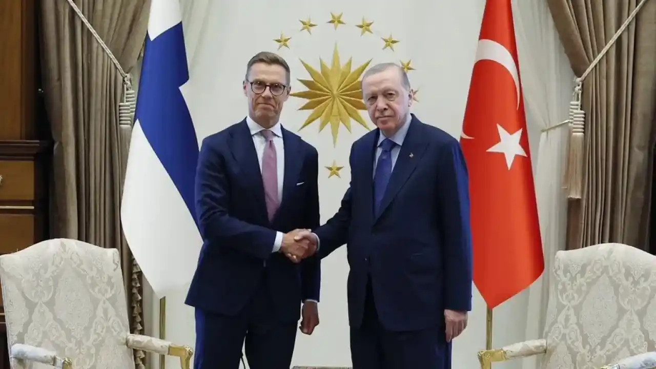 Cumhurbaşkanı Erdoğan, Finlandiya Cumhurbaşkanı Stubb ile görüştü