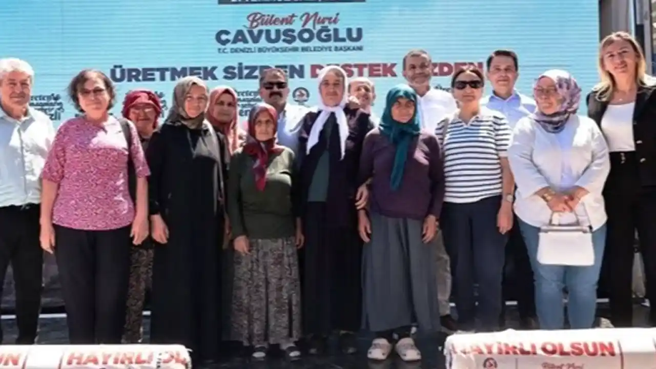 Denizli Büyükşehir’den üreticiye büyük destek