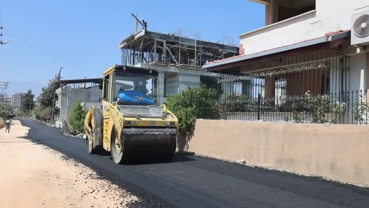 Hatay Büyükşehir’den asfalt çalışması