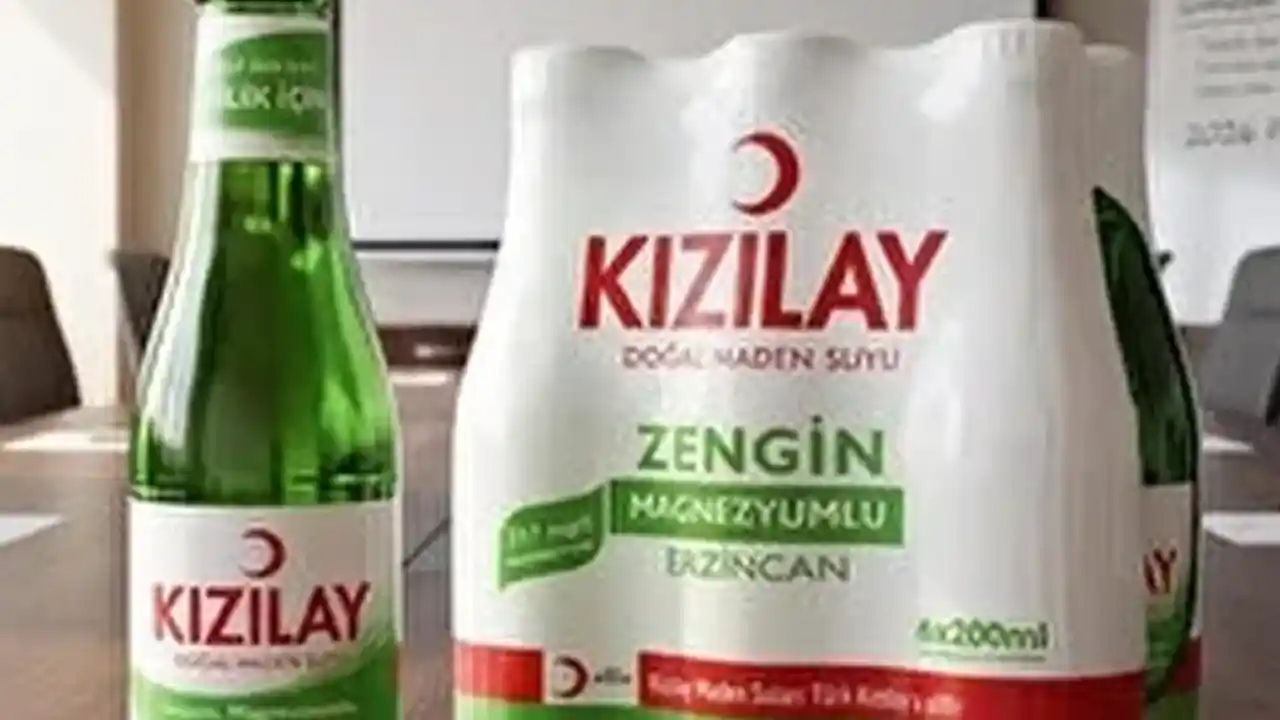 Kızılay maden suyu şoku! Raflardan toplatılıyor