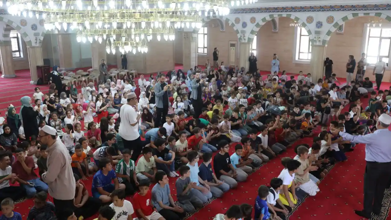 Konya’da öğrencilerin Yaz Kur’an Kursu heyecanı
