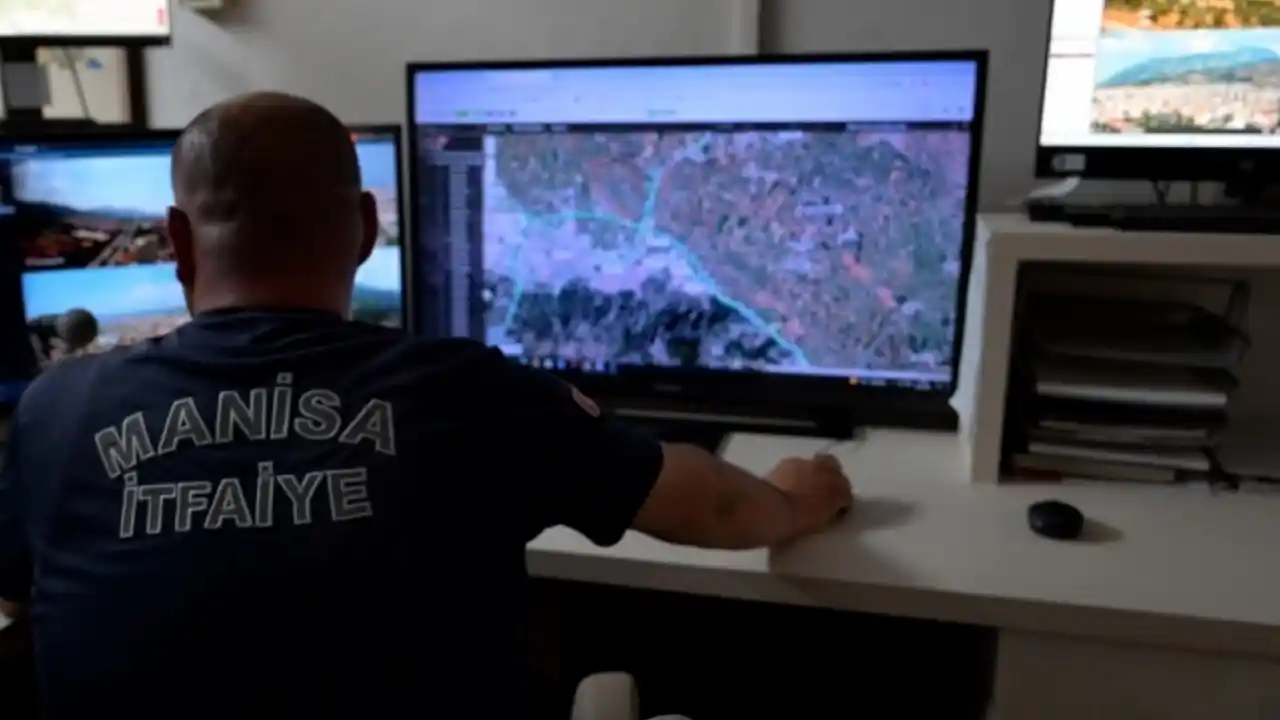 Manisa’da yapay zeka destekli termal kameralar bir yangını daha erken tespit etti
