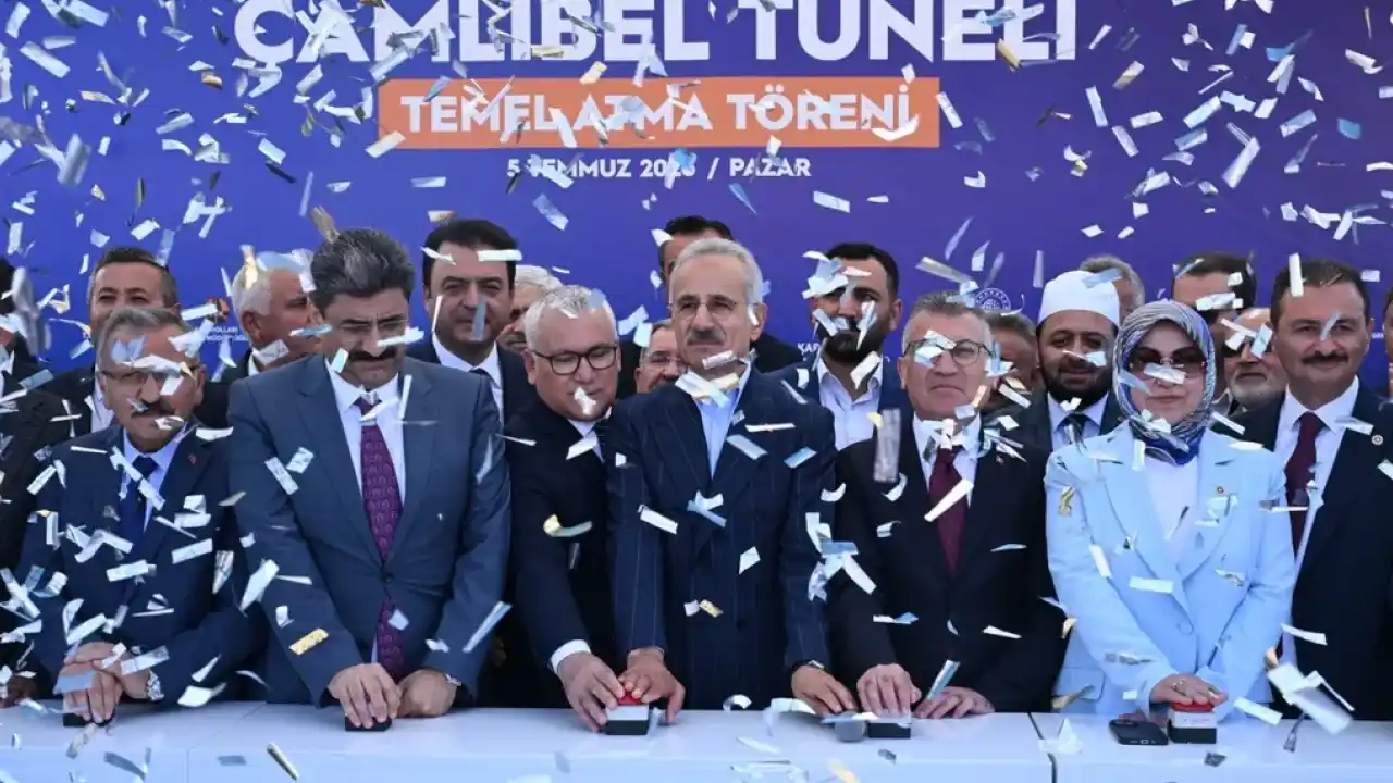 Sivas ile Tokat arasında kesintisiz ulaşım hedefi… Çamlıbel Tüneli’nin temeli atıldı