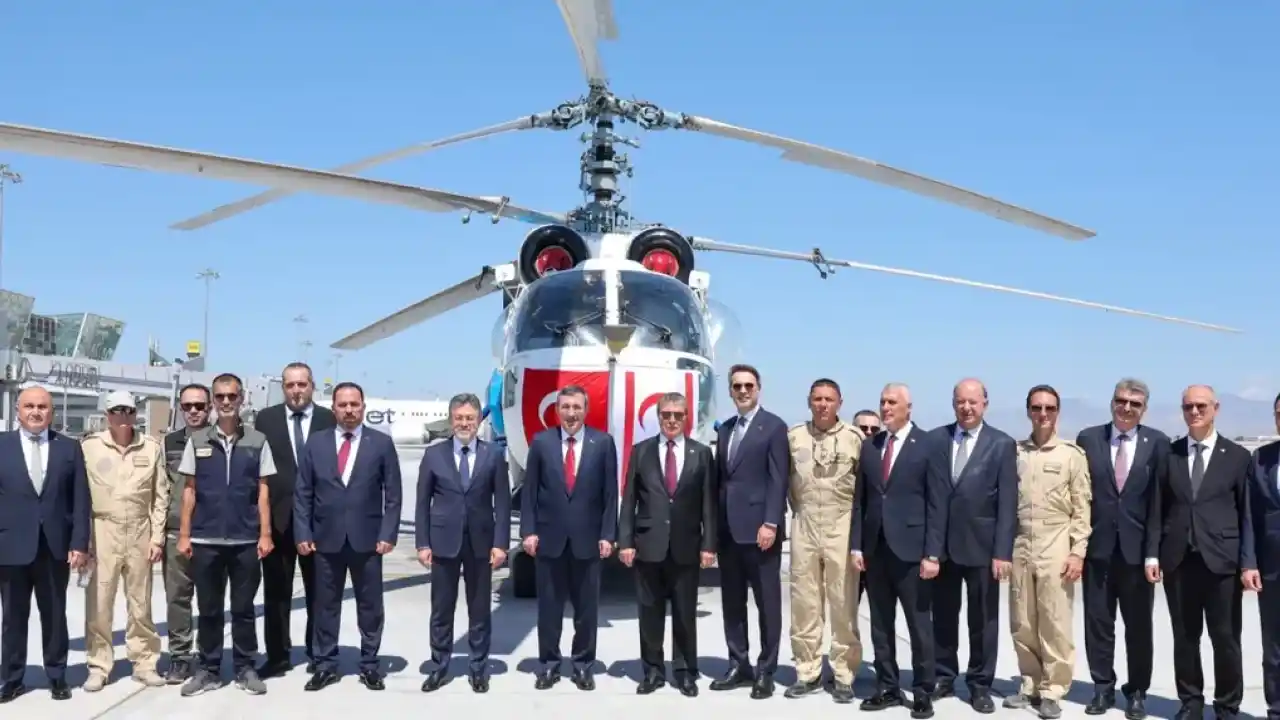 Türkiye’den KKTC’ye yangınla mücadele desteği… Söndürme helikopteri göreve başladı