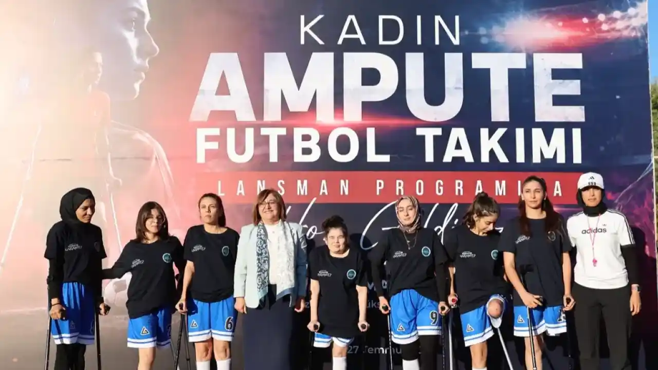 Türkiye’nin ilk kadın Ampute takımı gazi şehirde